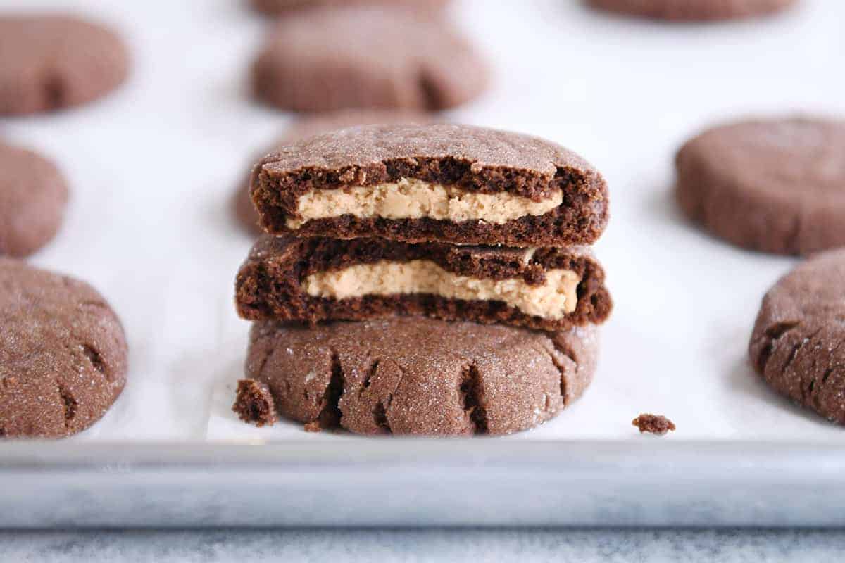Holiday Magic: Chocolate Cookies with Dreamy Peanut Butter Frosting